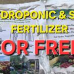 Organic Fertilizer for Hydroponics fertilizer & Soil Fertilizer For Free
